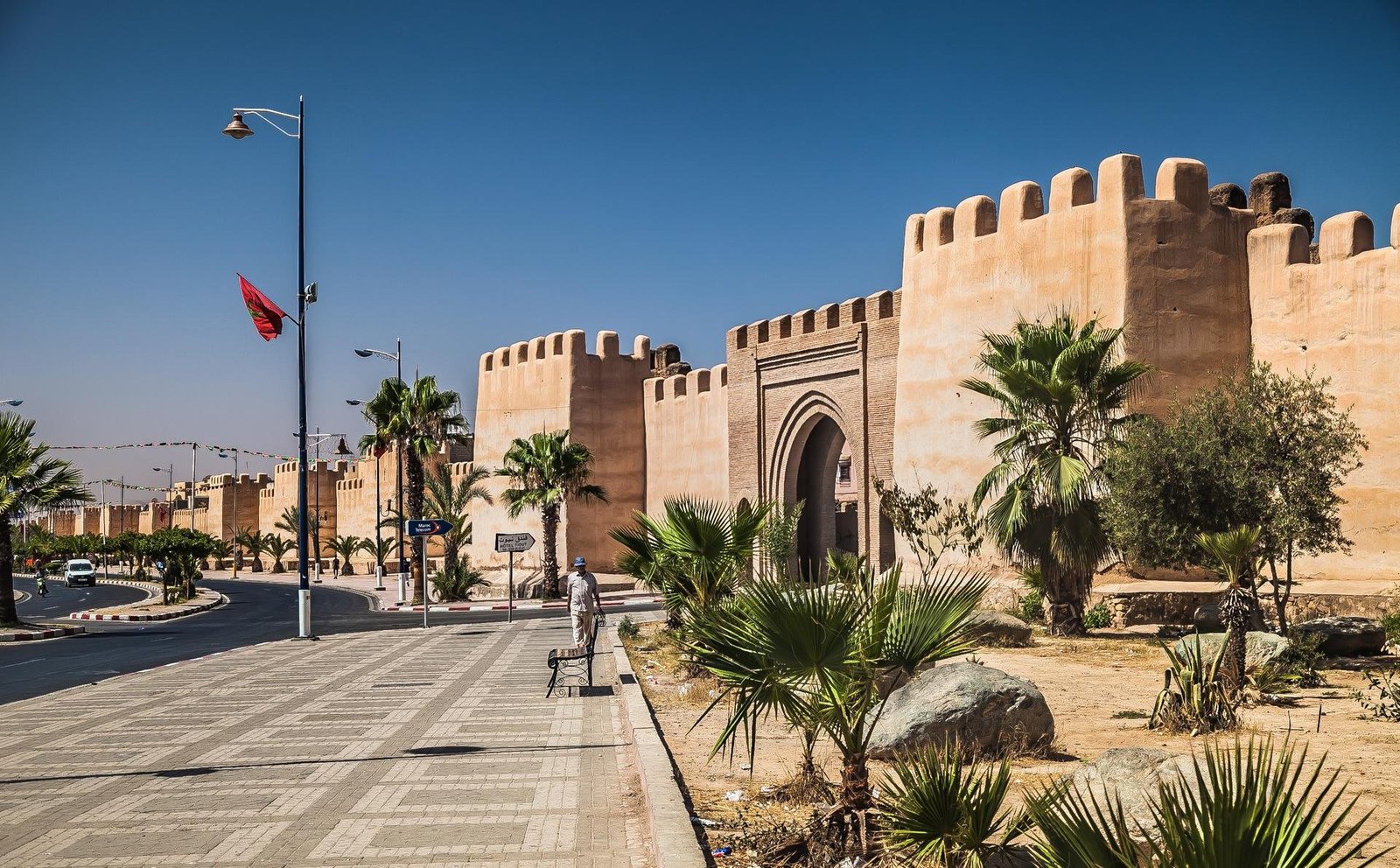Remparts en pisé de Taroudant, la petite Marrakech du Souss