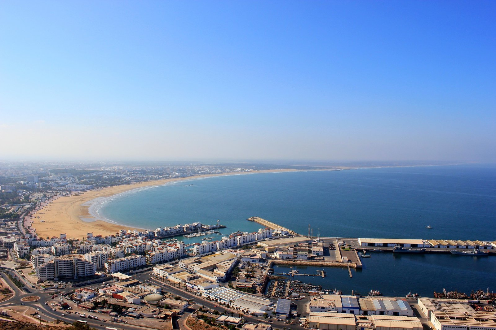 Retour vers l'aéroport d'Agadir après le circuit dans l'Anti-Atlas