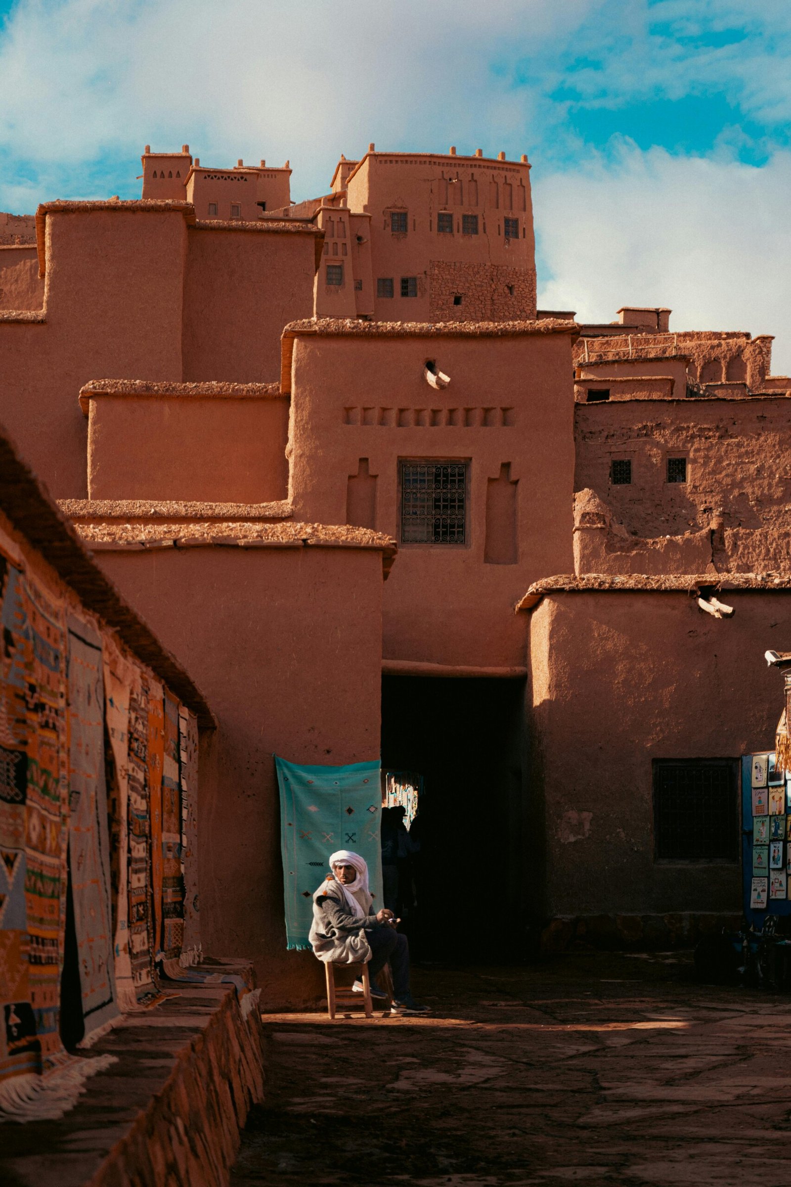 Le ksar d'Aït-Ben-Haddou et la kasbah de Telouet sur la route de Ouarzazate